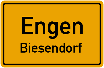 Straßenverzeichnis Engen Biesendorf