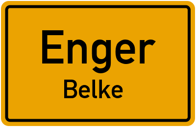 Straßenverzeichnis Enger Belke