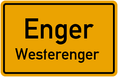 Straßenverzeichnis Enger Westerenger