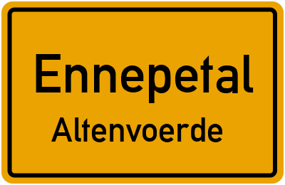Straßenverzeichnis Ennepetal Altenvoerde