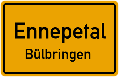 Straßenverzeichnis Ennepetal Bülbringen