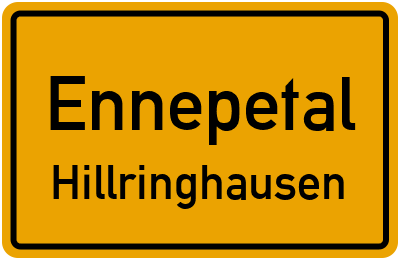 Straßenverzeichnis Ennepetal Hillringhausen