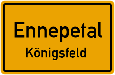 Straßenverzeichnis Ennepetal Königsfeld