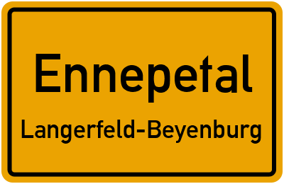 Straßenverzeichnis Ennepetal Langerfeld-Beyenburg