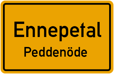 Straßenverzeichnis Ennepetal Peddenöde