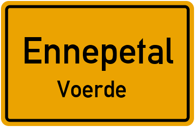 Straßenverzeichnis Ennepetal Voerde
