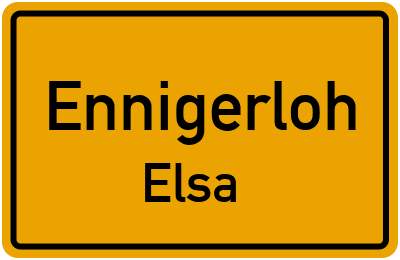Straßenverzeichnis Ennigerloh Elsa