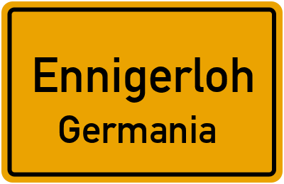 Straßenverzeichnis Ennigerloh Germania