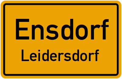 Straßenverzeichnis Ensdorf Leidersdorf