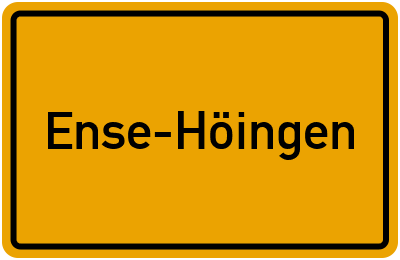 Branchenbuch Ense-Höingen, Nordrhein-Westfalen