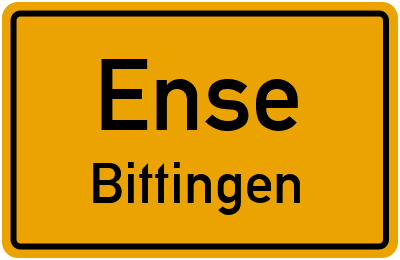 Straßenverzeichnis Ense Bittingen