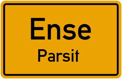 Straßenverzeichnis Ense Parsit