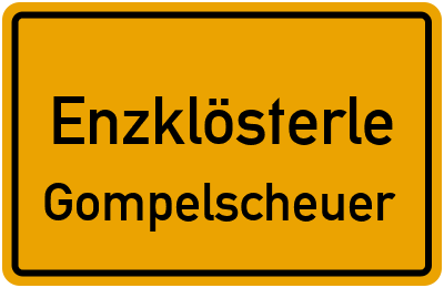 Straßenverzeichnis Enzklösterle Gompelscheuer