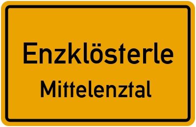 Straßenverzeichnis Enzklösterle Mittelenztal