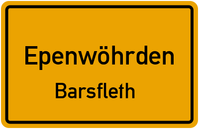 Straßenverzeichnis Epenwöhrden Barsfleth