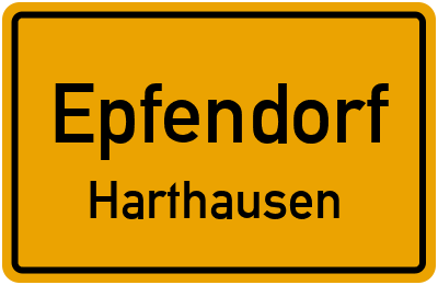 Straßenverzeichnis Epfendorf Harthausen