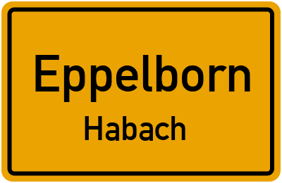 Straßenverzeichnis Eppelborn Habach