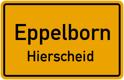 Straßenverzeichnis Eppelborn Hierscheid