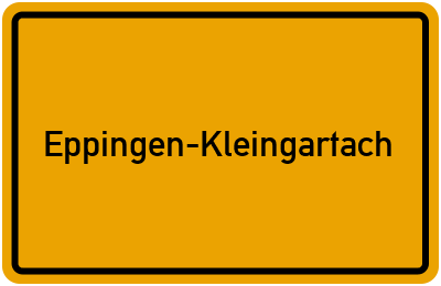 Branchenbuch Eppingen-Kleingartach, Baden-Württemberg