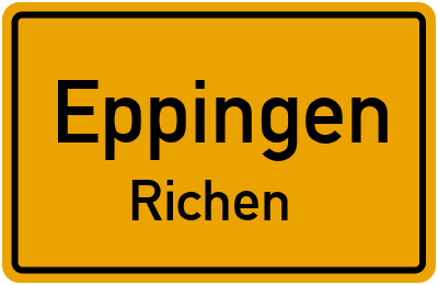 Straßenverzeichnis Eppingen Richen