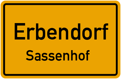 Straßenverzeichnis Erbendorf Sassenhof