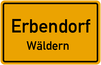 Straßenverzeichnis Erbendorf Wäldern