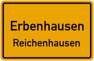 Straßenverzeichnis Erbenhausen Reichenhausen