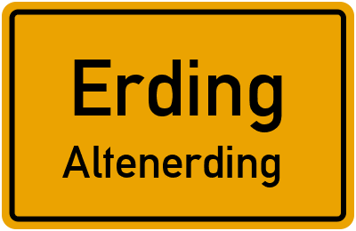 Straßenverzeichnis Erding Altenerding