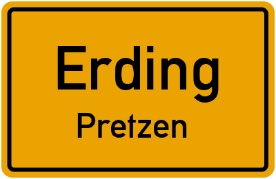 Straßenverzeichnis Erding Pretzen