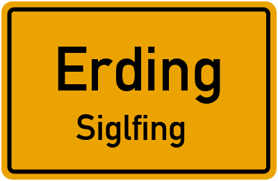 Straßenverzeichnis Erding Siglfing
