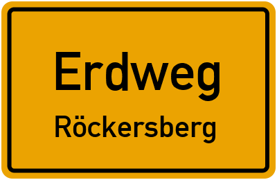 Erdweg Röckersberg