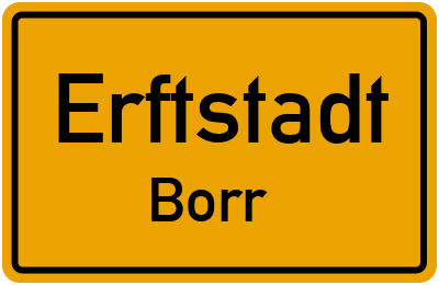 Straßenverzeichnis Erftstadt Borr