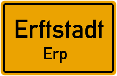 Straßenverzeichnis Erftstadt Erp