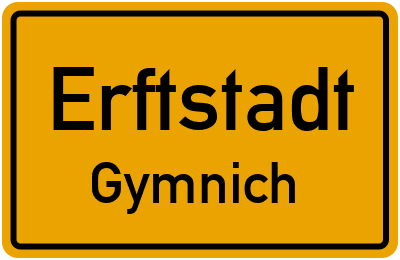 Straßenverzeichnis Erftstadt Gymnich