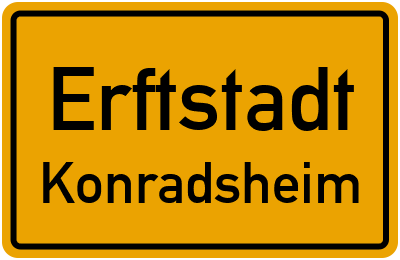Straßenverzeichnis Erftstadt Konradsheim