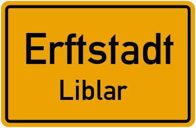 Straßenverzeichnis Erftstadt Liblar