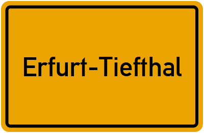 Branchenbuch Erfurt-Tiefthal, Thüringen