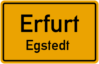 Straßenverzeichnis Erfurt Egstedt