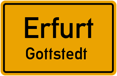 Straßenverzeichnis Erfurt Gottstedt