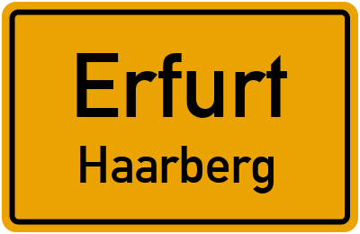 Straßenverzeichnis Erfurt Haarberg