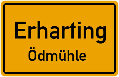 Straßenverzeichnis Erharting Ödmühle