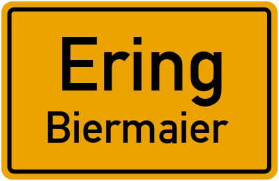 Straßenverzeichnis Ering Biermaier