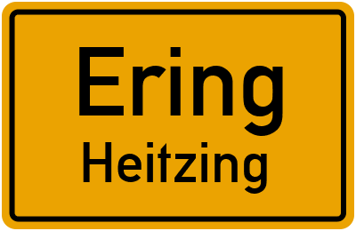 Straßenverzeichnis Ering Heitzing