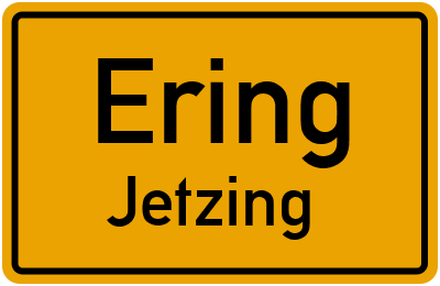 Straßenverzeichnis Ering Jetzing