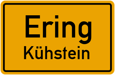 Straßenverzeichnis Ering Kühstein