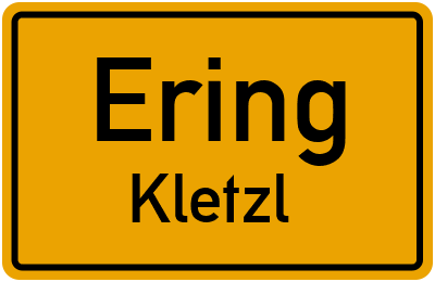 Straßenverzeichnis Ering Kletzl
