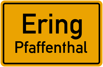 Ortsschild Ering Pfaffenthal