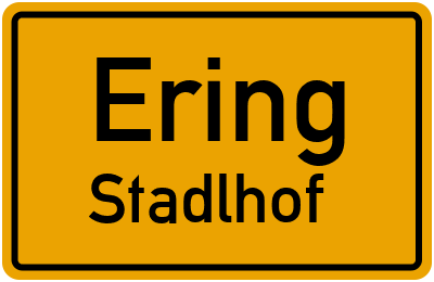 Straßenverzeichnis Ering Stadlhof