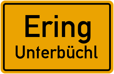 Straßenverzeichnis Ering Unterbüchl
