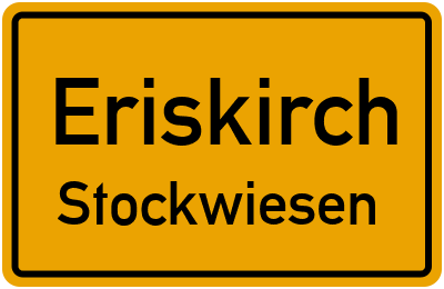 Ortsschild Eriskirch Stockwiesen